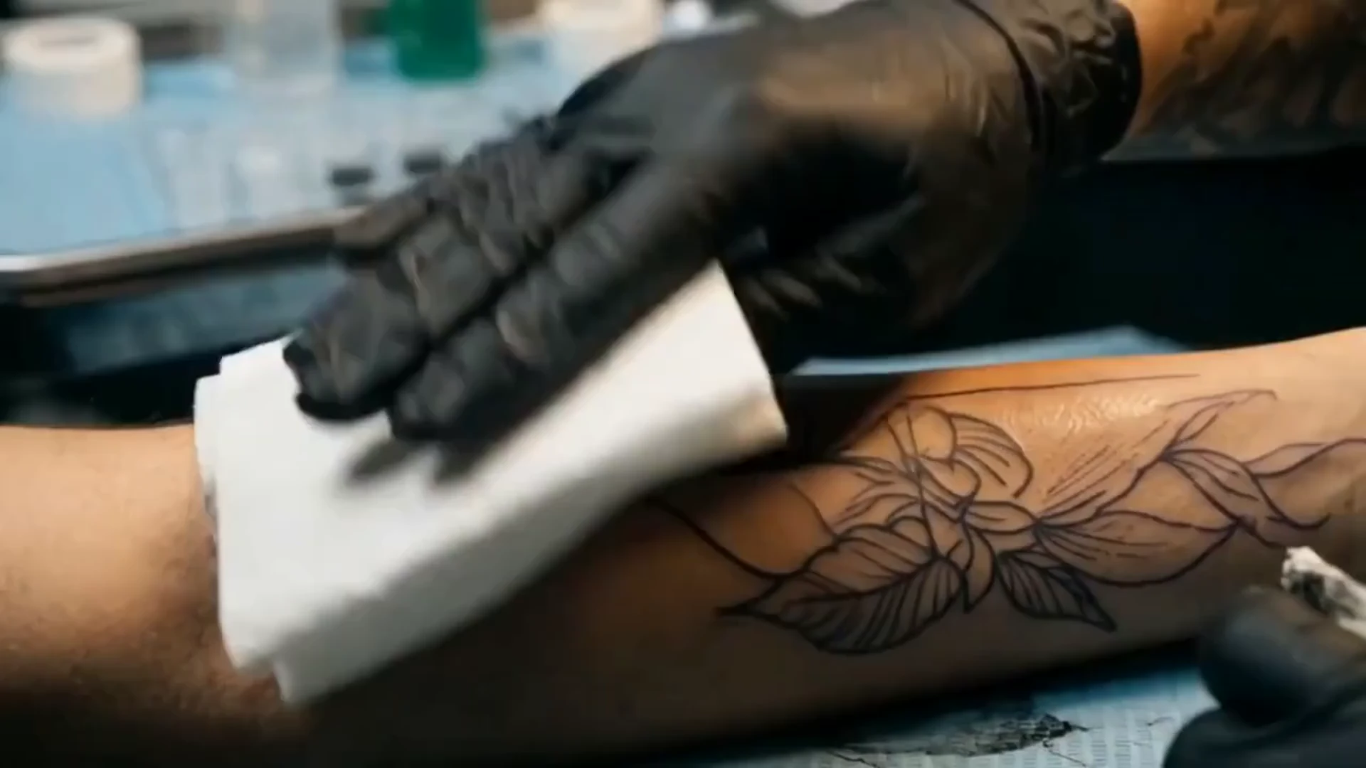 Ocean-inspired New Wave Body Art tattoo and piercing studio interior in Milwaukee